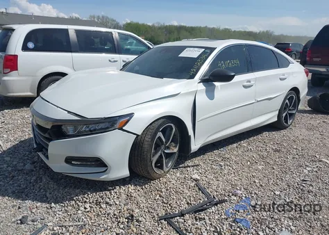 2019 Honda Accord Sport 2.0T из США, поврежденный, VIN 1HGCV2F3XKA006463